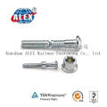 Aço galvanizado 10.9 Grade Huck Bolt com colar